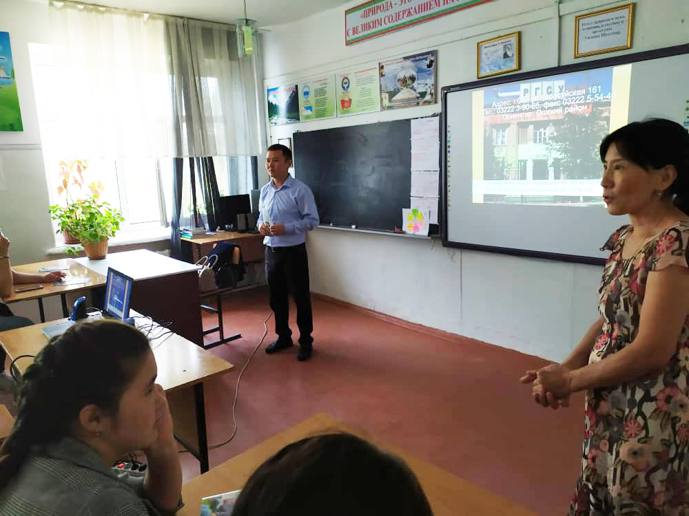 Преподаватели и студенты Филиала посетили школу-гимназию №5 города Ош