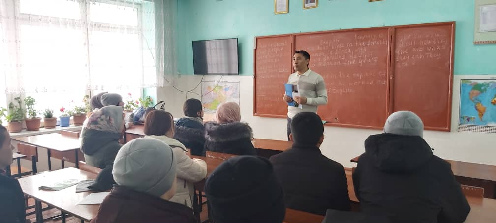 Профориентация в средней школе №3 Араванского района Ошской области